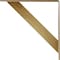 Ekena Millwork Traditional Steel Bracket, Hammered Gold 2"W x 20"D x 20"H BKTM02X20X20TRHGO - alternate 2